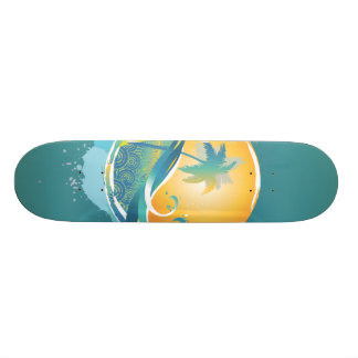 PixDezines Grunge Aloha ♥ ♥ Skateboard