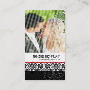 PixDezines Grunge Damask / Aqua Visitekaartje