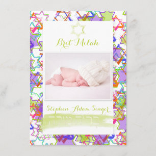 PixDezines grunge stars/brit milah Kaart