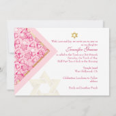 PixDezines grunge sterren/Bat Mitswa Kaart (Achterkant)