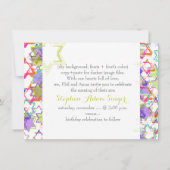 PixDezines grunge sterren/brit mila Kaart (Achterkant)