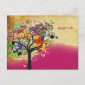 PixDezines grunge tree trimmers/marketing Briefkaart (Voorkant)