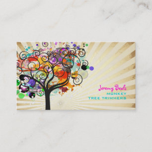 PixDezines  Grunge Tree Trimmers ♥♥♥♥ Visitekaartje