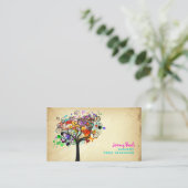 PixDezines  Grunge Tree Trimmers ♥ ♥ Visitekaartje (Staand voorkant)