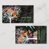 PixDezines Grunge Tree Trimmers ♥♥ Visitekaartje (Voorkant / Achterkant)