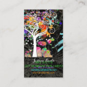 PixDezines Grunge Tree Trimmers ♥♥ Visitekaartje (Achterkant)