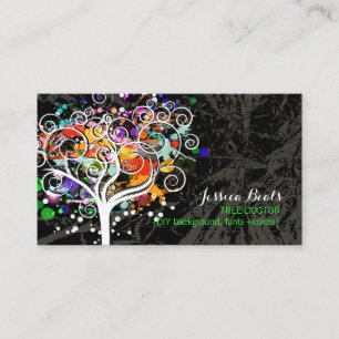 PixDezines Grunge Tree Trimmers ♥♥ Visitekaartje