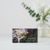 PixDezines Grunge Tree Trimmers ♥ ♥ Visitekaartje (Staand voorkant)