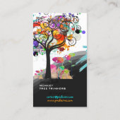 PixDezines Grunge Tree Trimmers ♥ ♥ Visitekaartje (Achterkant)