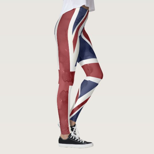 PixDezines GRUNGE UNION JACK Leggings (Rechts)