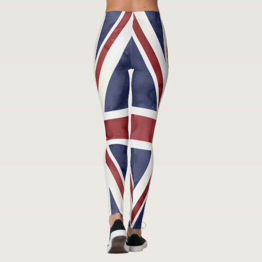 PixDezines GRUNGE UNION JACK Leggings (Achterkant)