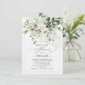 PixDezines Gum Eucalyptus Vrijgezellenfeest Kaart (Staand voorkant)