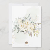 PixDezines H2 Alabaster Rozen Baptisme Kaart (Achterkant)