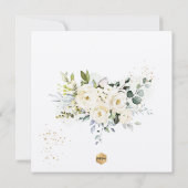 PixDezines H2 Albasten Rozen Eerste Heilige Commun Kaart (Achterkant)