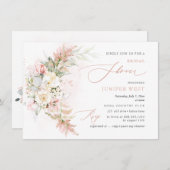 PixDezines H2 Blush alabaster Roos Vrijgezellenfee Save The Date (Voorkant / Achterkant)