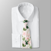 PixDezines H2 Blush Anthuriums Rozen Pioenrozen N Stropdas (Gebonden)