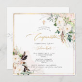 PixDezines H2 Blush Cream Rozen Bevestiging Kaart (Voorkant / Achterkant)