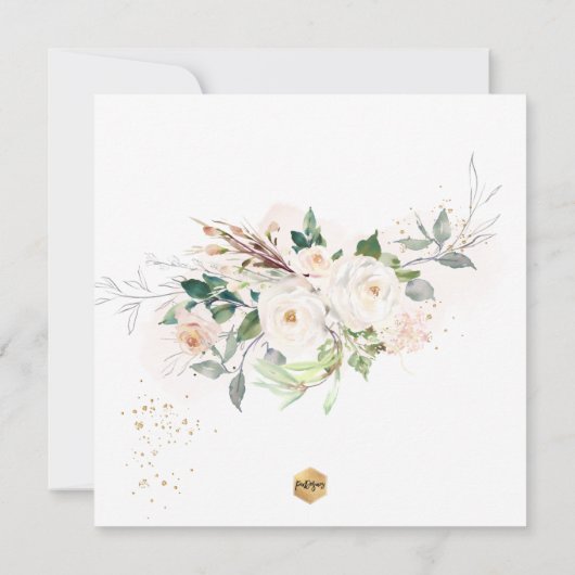 PixDezines H2 Blush Cream Rozen Bevestiging Kaart (Achterkant)