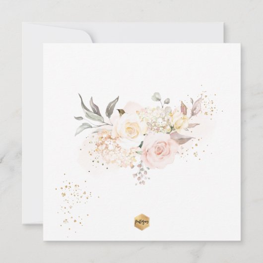 PixDezines H2 Blush Cream Rozen Bevestiging Kaart (Achterkant)