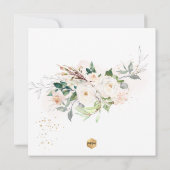PixDezines H2 Blush Crème Rozen Bevestiging Kaart (Achterkant)