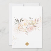 PixDezines H2 Blush Crème Rozen Bevestiging Kaart (Achterkant)