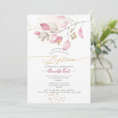 PixDezines H2 Blush Gum Eucalyptus Doop Kaart (Staand voorkant)