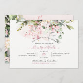 PixDezines H2 Blush Pink Eucalyptus Vrijgezellenfe Kaart (Voorkant / Achterkant)