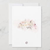 PixDezines H2 Blush Rozen Bat Mitzvah Kaart (Achterkant)