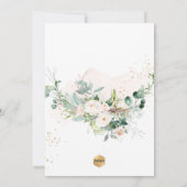 PixDezines H2 Blush Rozen Doop Kaart (Achterkant)