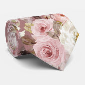 PixDezines H2 Blush Stof Roze Rozen DIY Achtergron Stropdas (Opgerold)