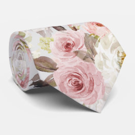 PixDezines H2 Blush Stoffig Roze Rozen DIY Bckgrnd Stropdas