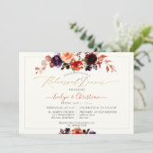 PixDezines H2 Bouquets Herfst Flowers in olie Kaart (Staand voorkant)