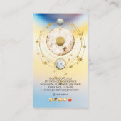 PixDezines H2 Celestial Healing Handen Visitekaartje (Achterkant)