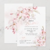 PixDezines H2 Cherry Blossom Brunch Save The Date (Voorkant / Achterkant)
