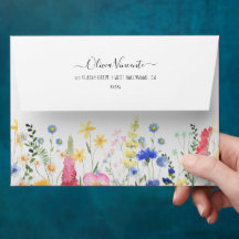 PixDezines H2 Delicate Wilde Bloemen Bruidsfeest