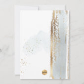 PixDezines H2 Dusty Blue First Heilige Communie Kaart (Achterkant)