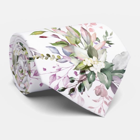 PixDezines H2 Elegant Stustig Roze tandvlees Eucal Stropdas (Opgerold)