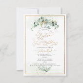 PixDezines H2 Eucalyptus baptisme eerste verjaarda Kaart (Voorkant)