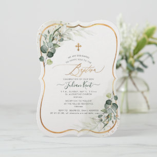 PixDezines H2 Eucalyptus Baptisme Kaart