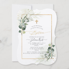 PixDezines H2 Eucalyptus Baptisme Kaart