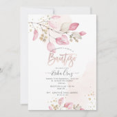PixDezines H2 Eucalyptus Bautizo Invitation Kaart (Voorkant)