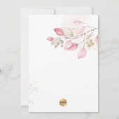 PixDezines H2 Eucalyptus Bautizo Invitation Kaart (Achterkant)