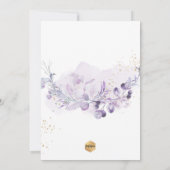 PixDezines H2 Eucalyptus Bautizo Invitation Kaart (Achterkant)