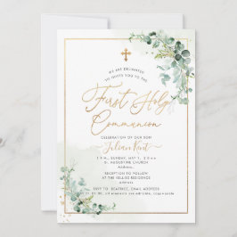 PixDezines H2 Eucalyptus First Heilige Commune Inv Kaart