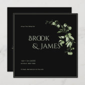 PixDezines H2 Greenery Eucalyptus Save the Date (Voorkant / Achterkant)