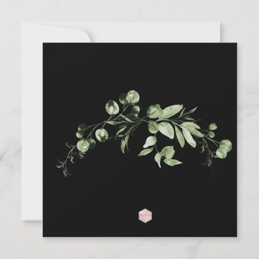 PixDezines H2 Greenery Eucalyptus Save the Date (Achterkant)