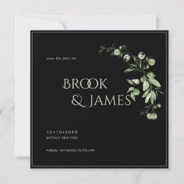 PixDezines H2 Greenery Eucalyptus Save the Date