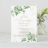 PixDezines H2 Greenery White Blossom-bevestiging Kaart (Staand voorkant)