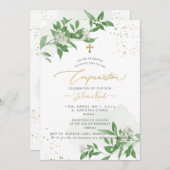 PixDezines H2 Greenery White Blossom-bevestiging Kaart (Voorkant / Achterkant)