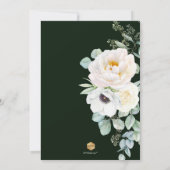 PixDezines H2 Groen Goud Eucalyptus Bruidsdouche Kaart (Achterkant)